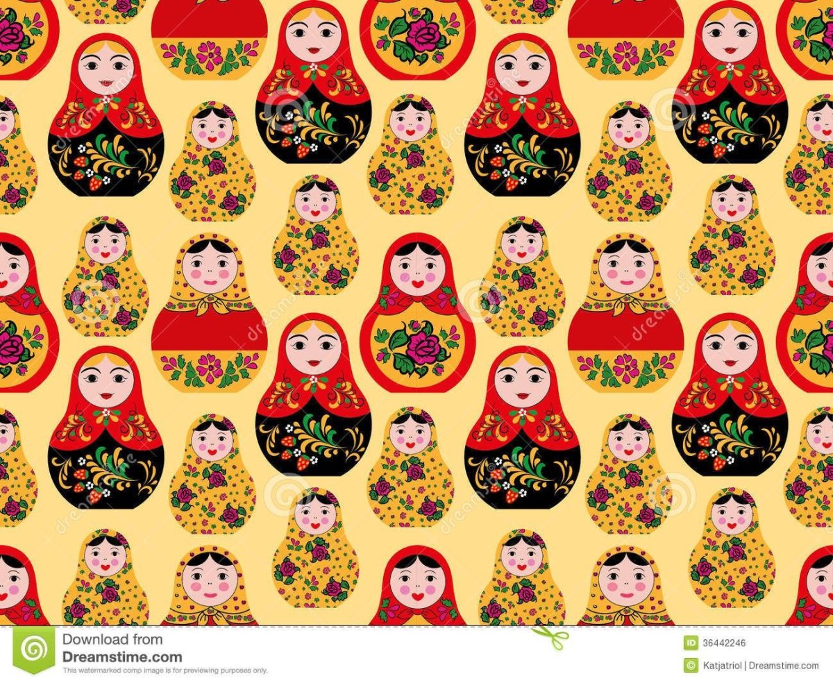 Орнамент матрешки