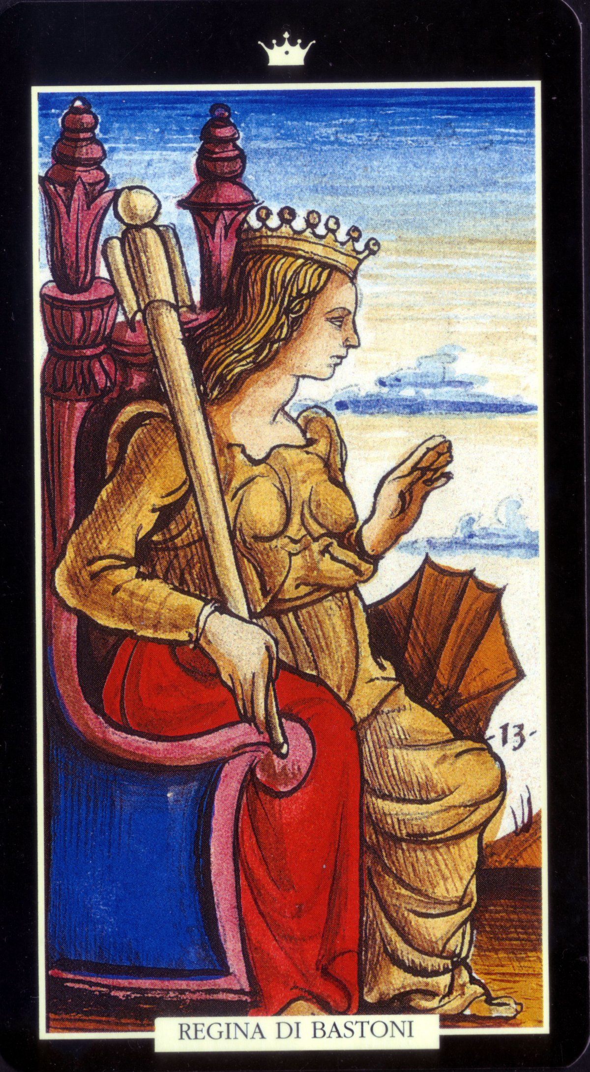 Королева жезлов Таро Манара