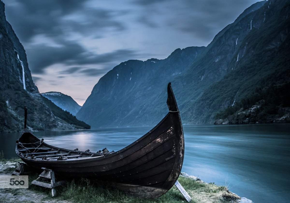 Дракар в Норвегии