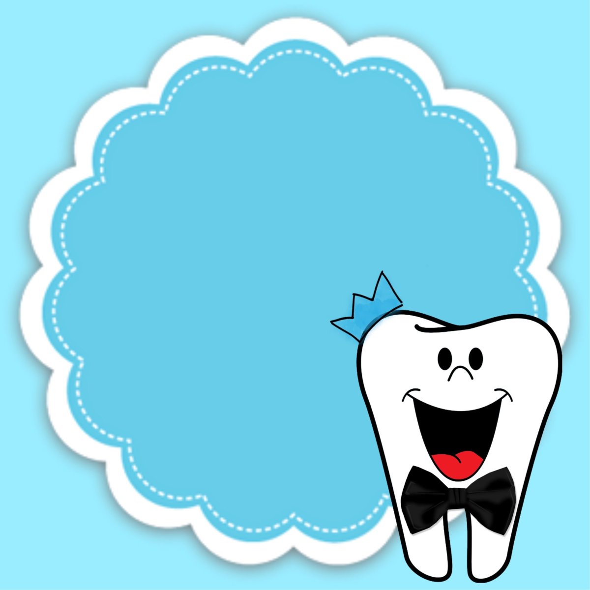 Первый зуб открытка