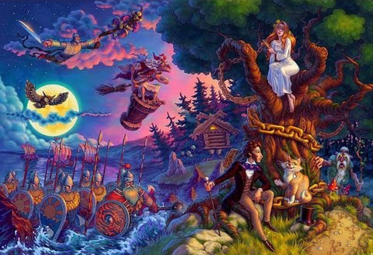 Иллюстрации к книге Руслан и Людмила