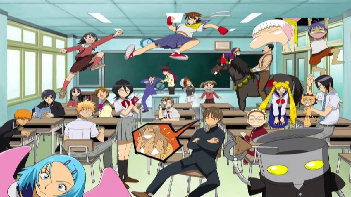Крутые аниме про школу