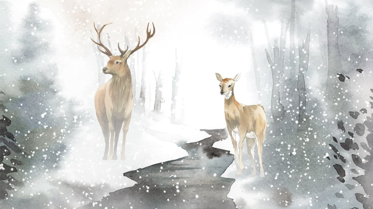 Олень в тумане