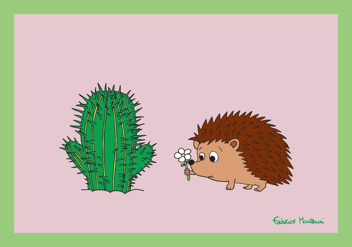 Милый Ежик Кактус