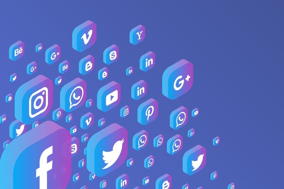 Фон для презентации социальные сети