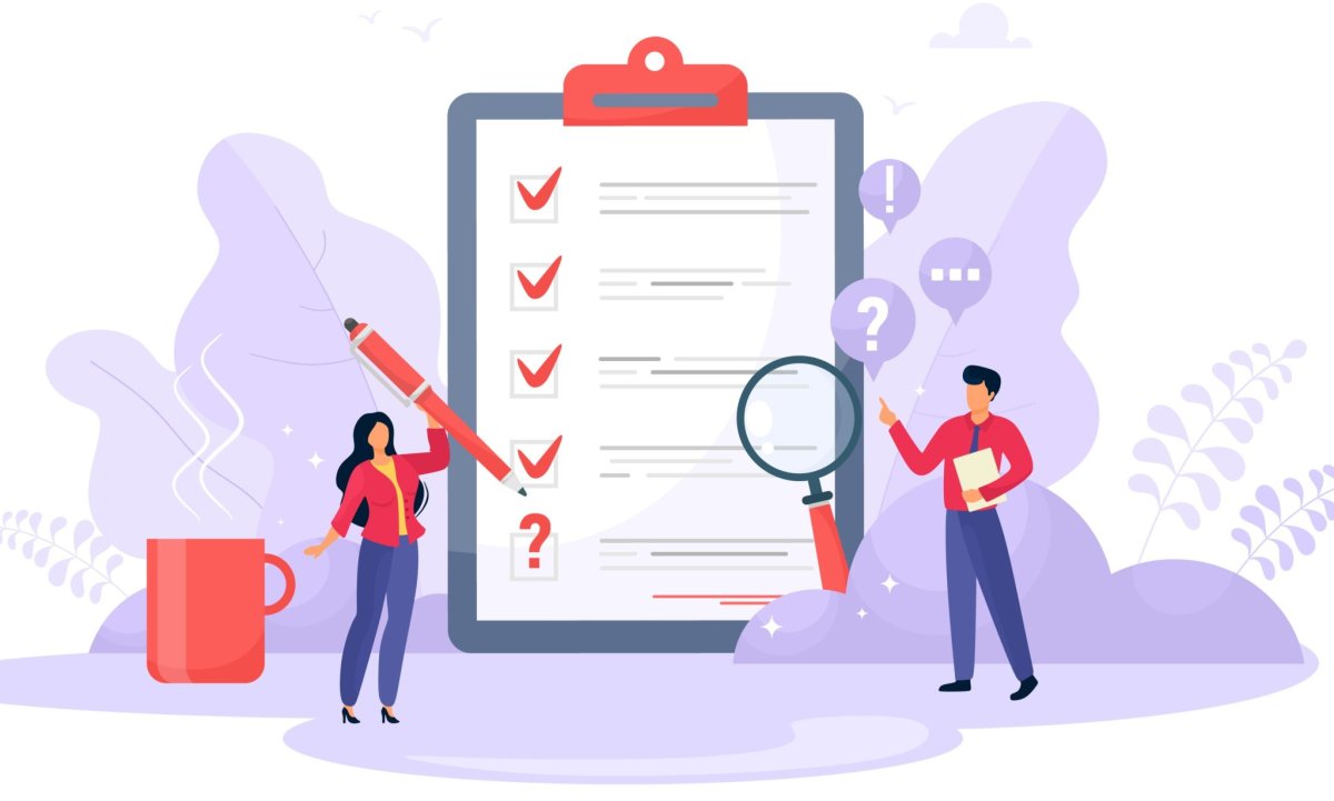 Опрос иллюстрация