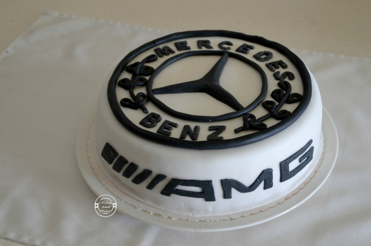 Торт Мерседес на день рождения