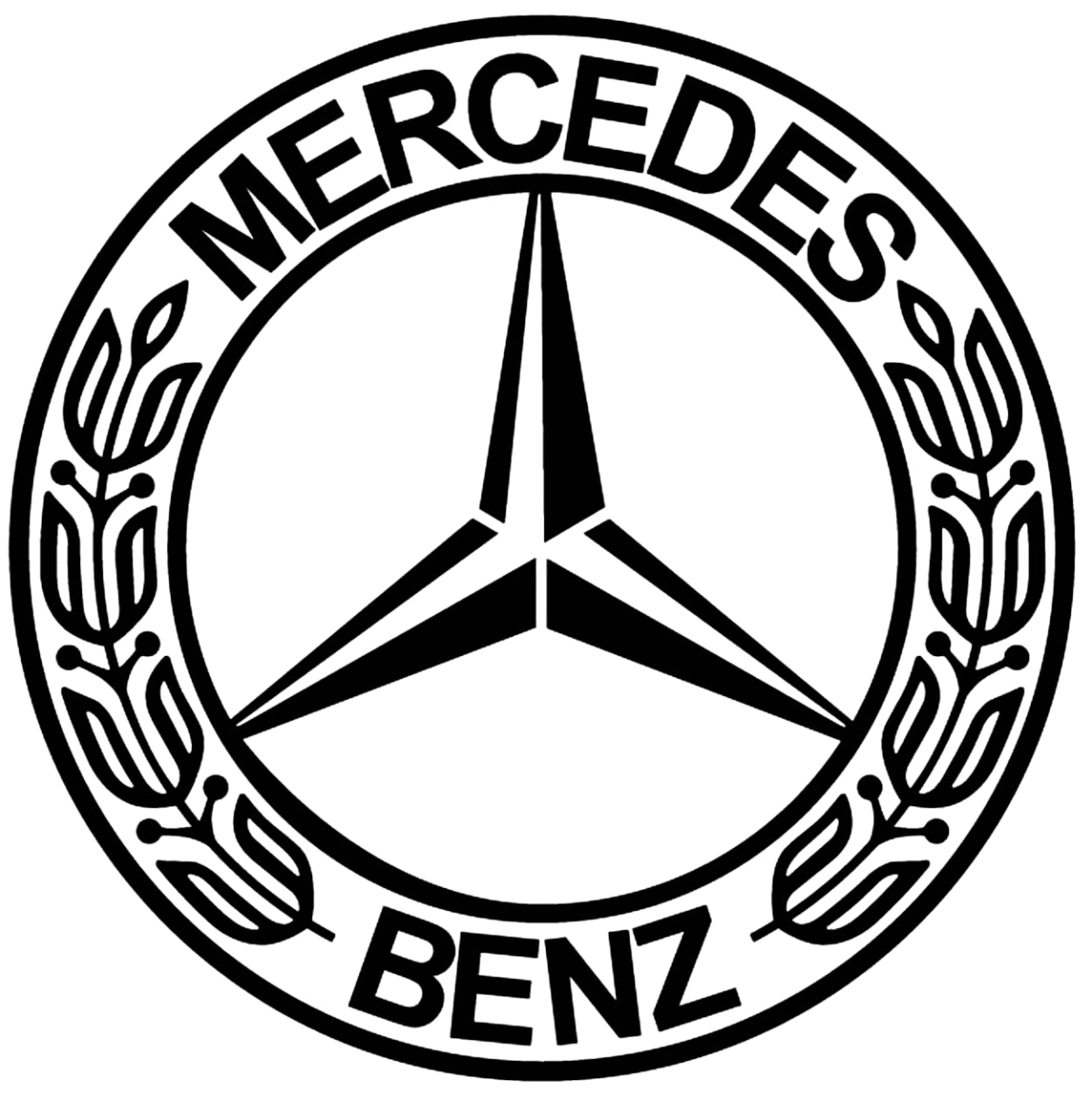 Значок Мерседес вектор