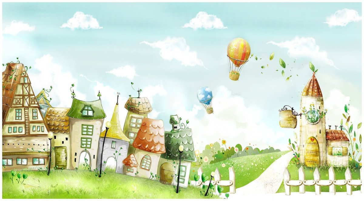 Сказочные фотообои для детской