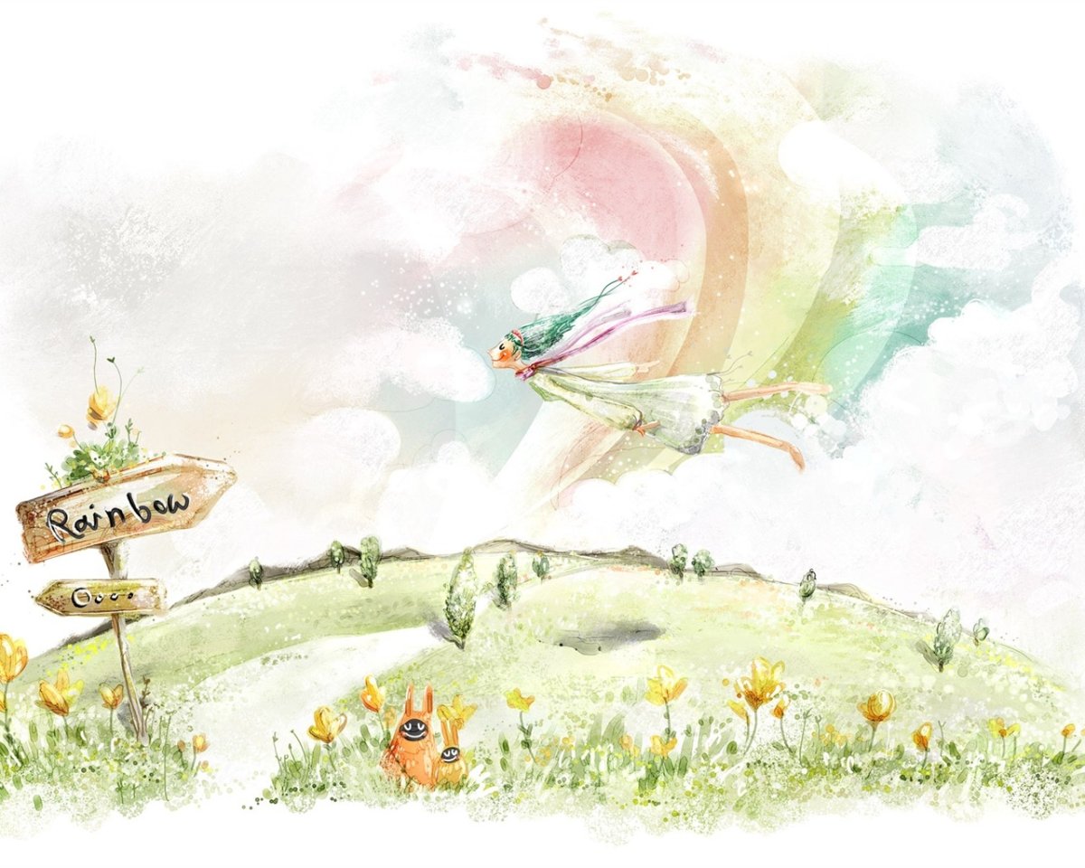 Роспись стен домики