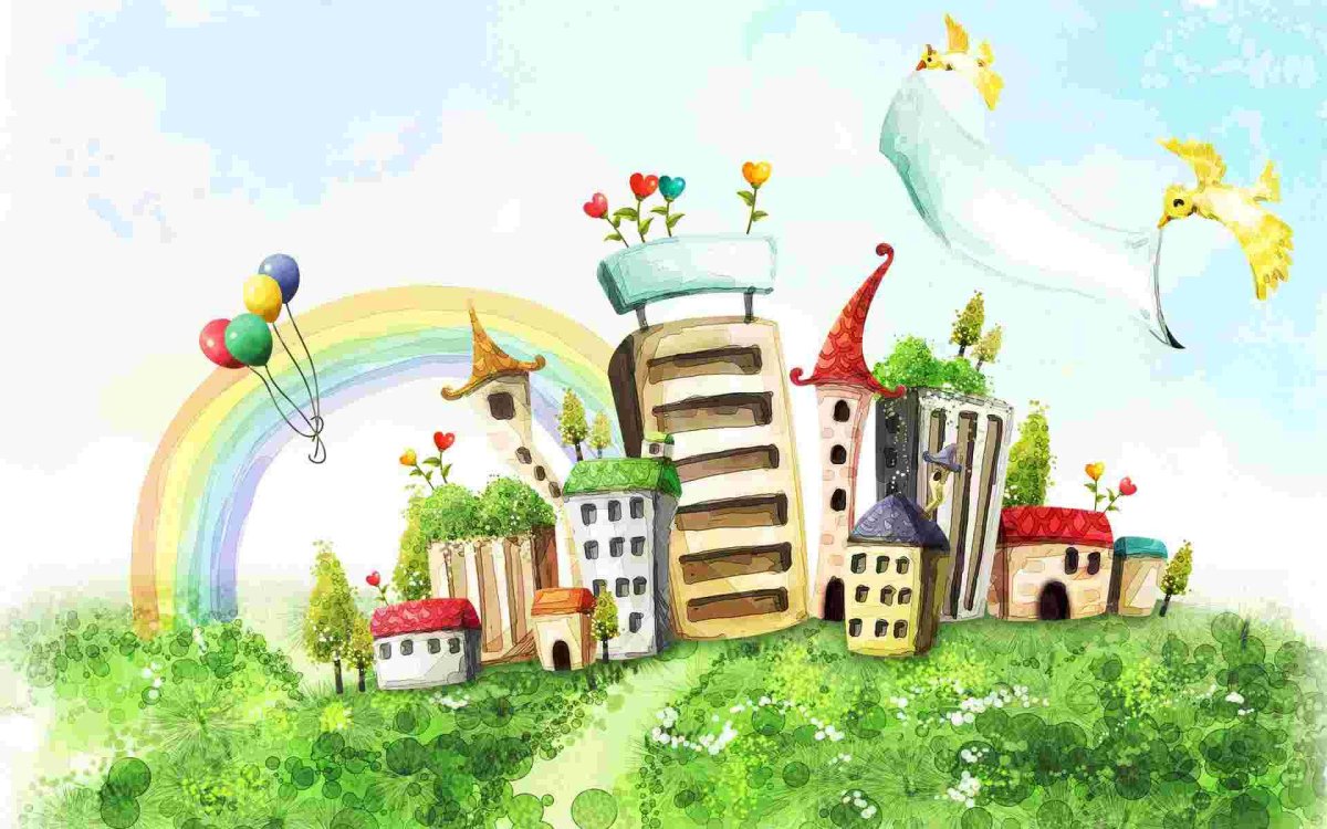 Домик пенек иллюстрация