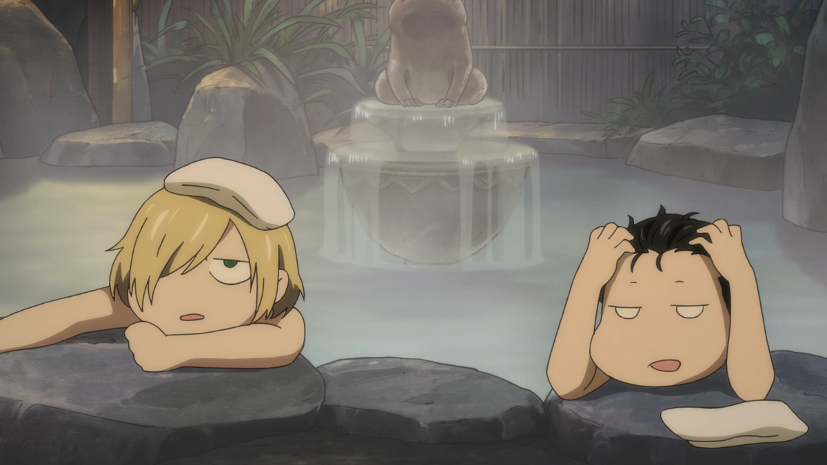 Юрий на льду горячие источники