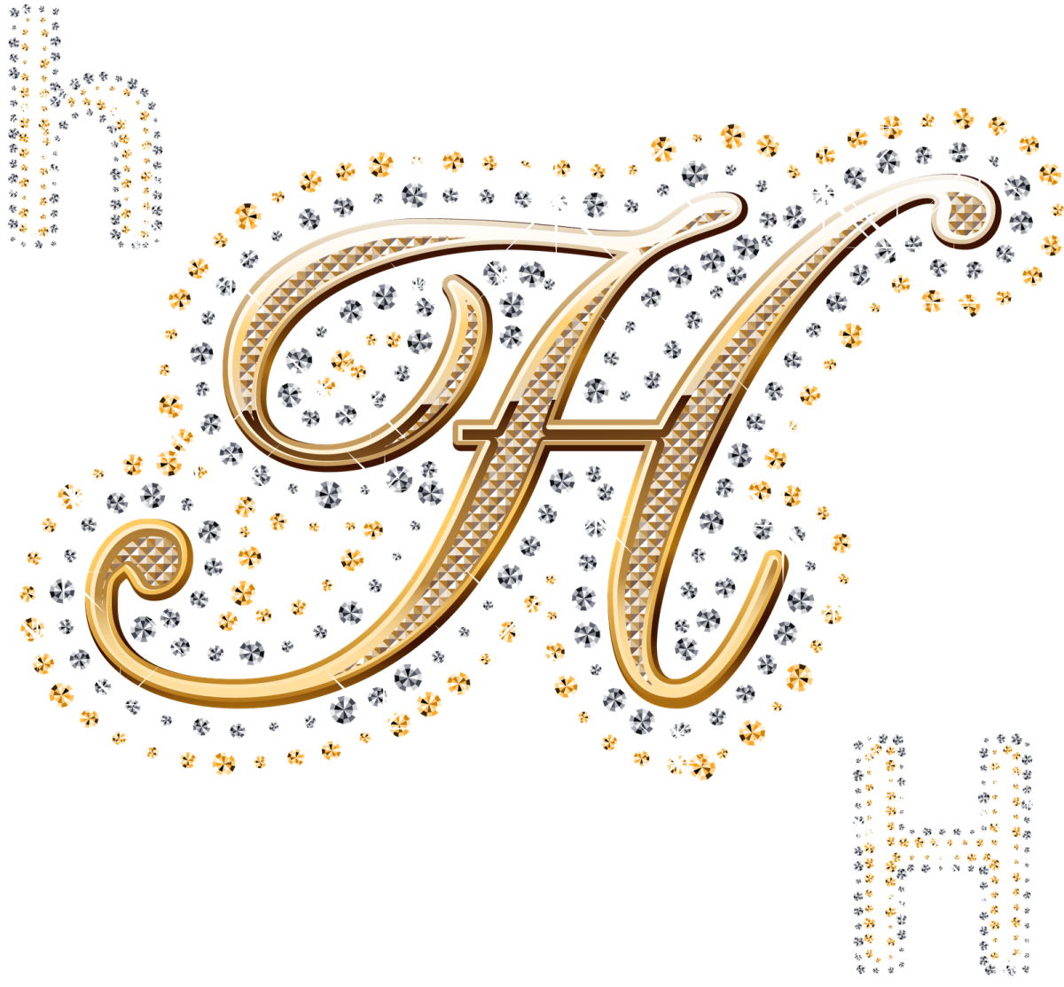 Буква н красивая прописная