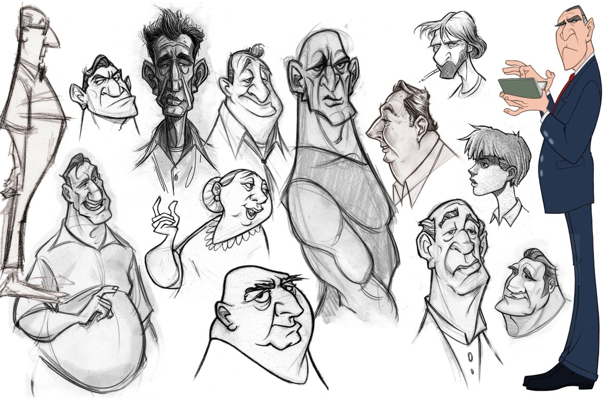 Наброски персонажей