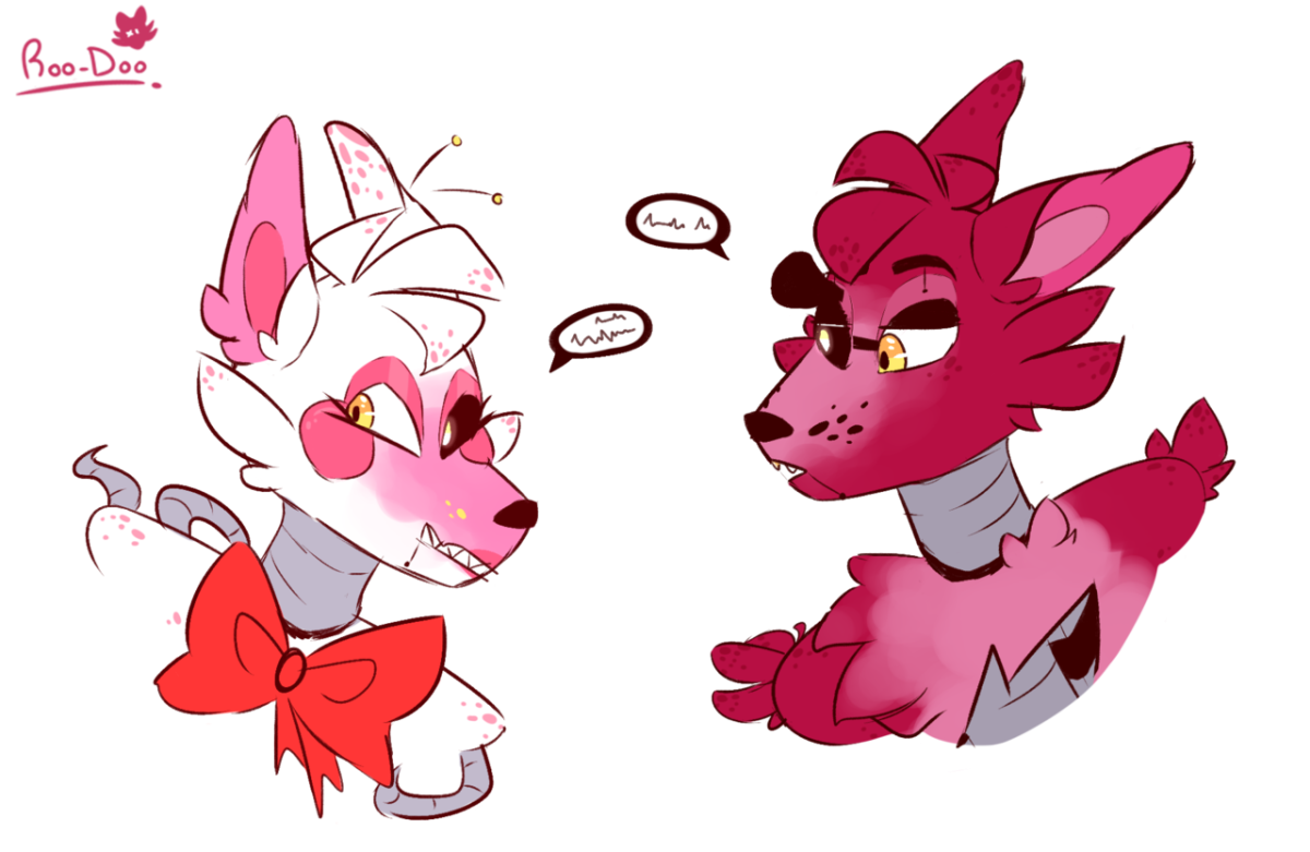 Фредди ФНАФ Мангл и Фокси