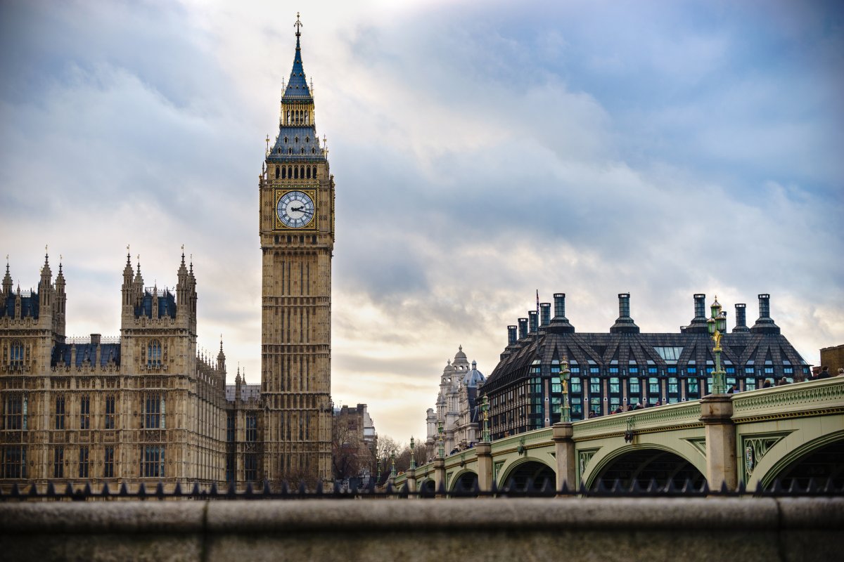 Биг-Бен Лондон, рассвет