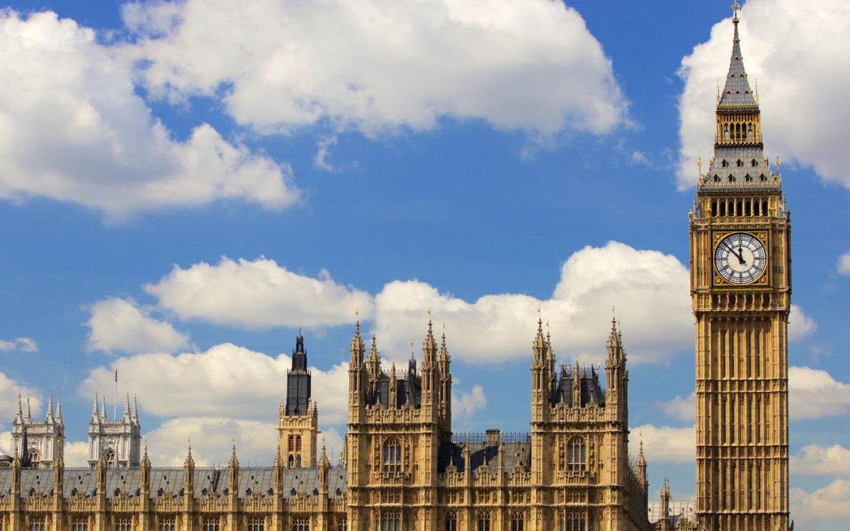 Часовая башня Вестминстерского дворца Биг Бен