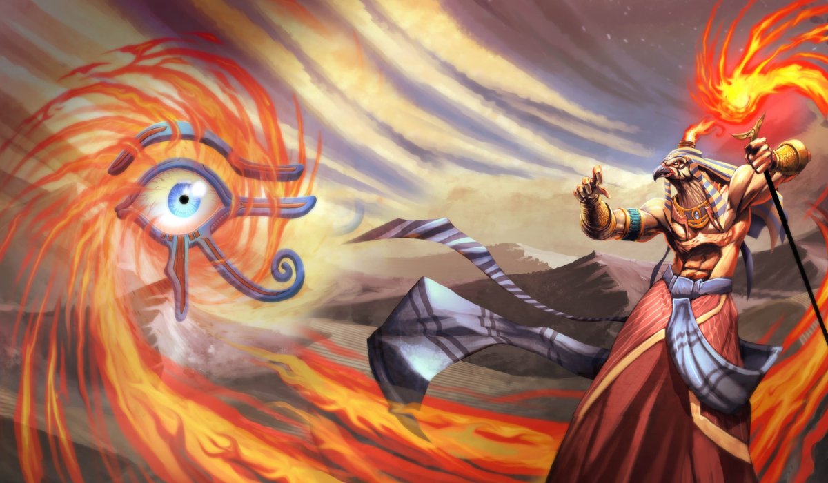 Бог солнца Египет Art