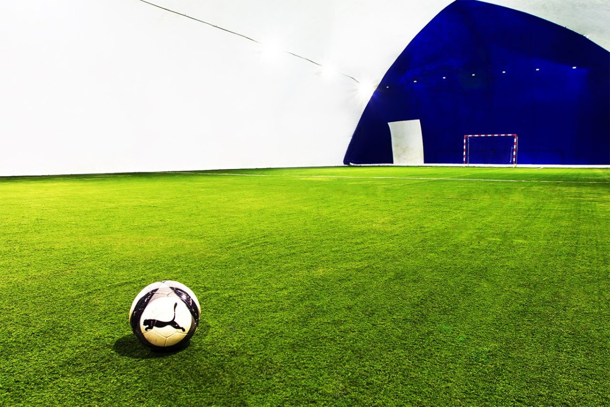 Круглое футбольное поле