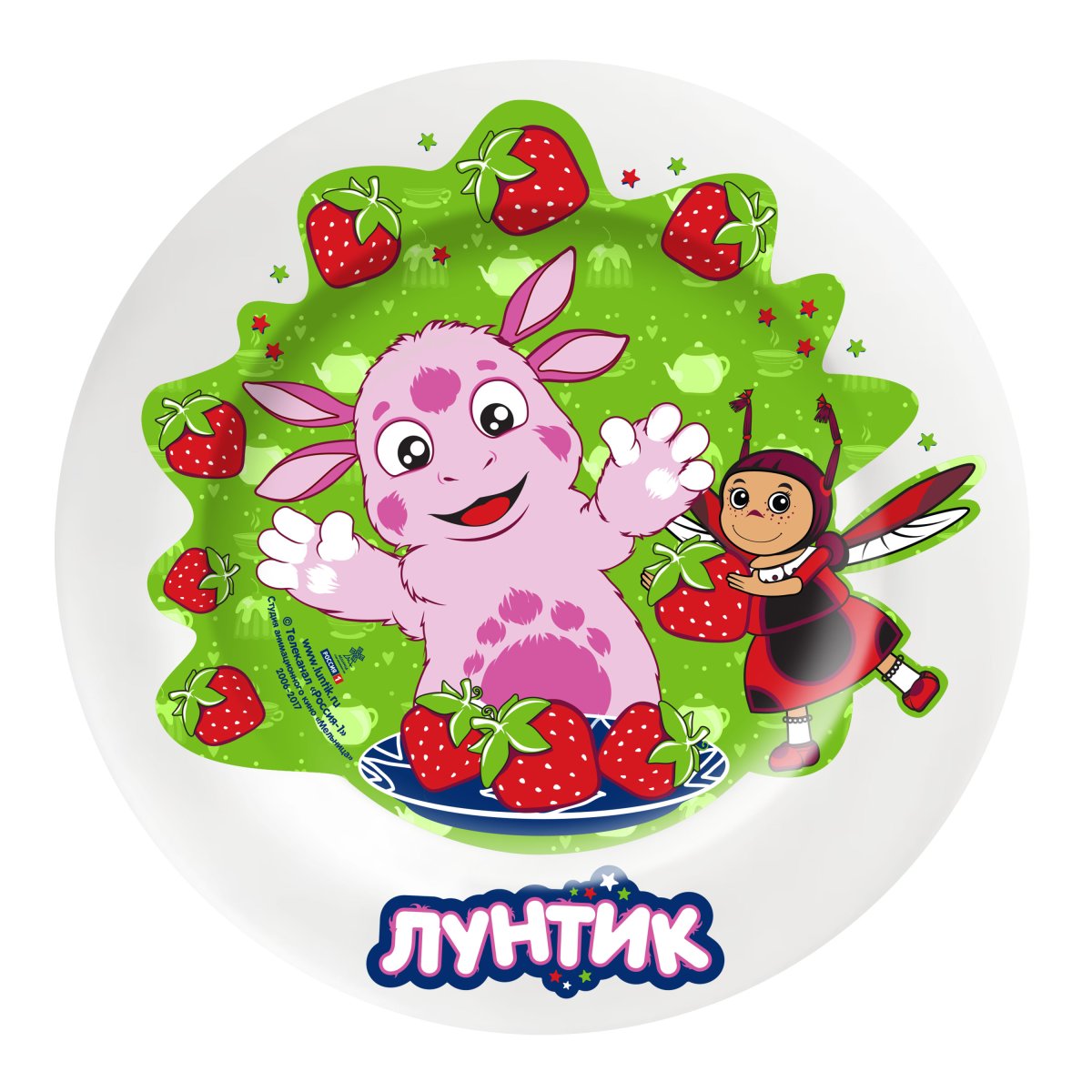 Тарелка с Лунтиком