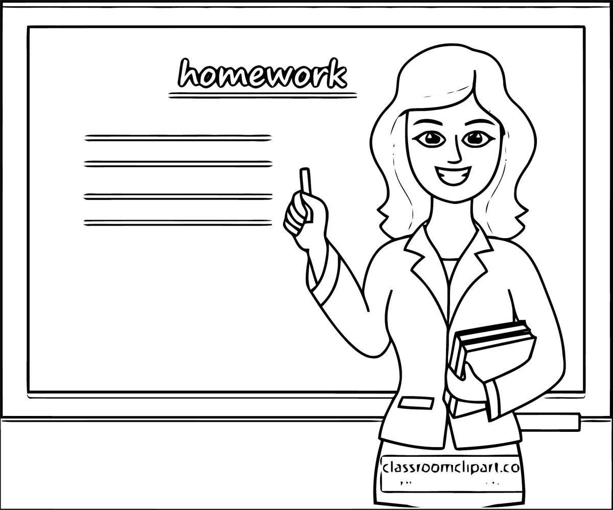 Зарисовка учительница