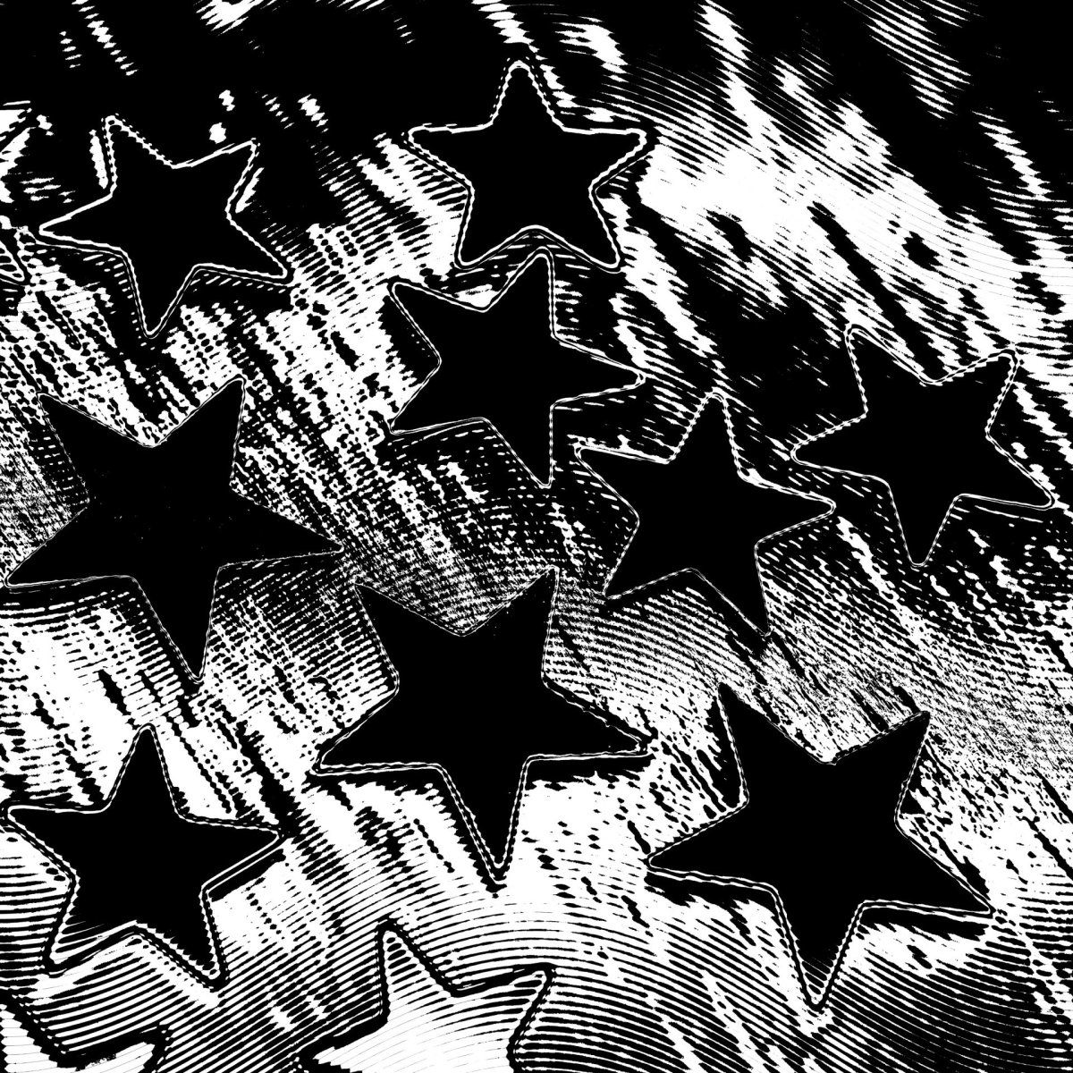 Звезда черно белая