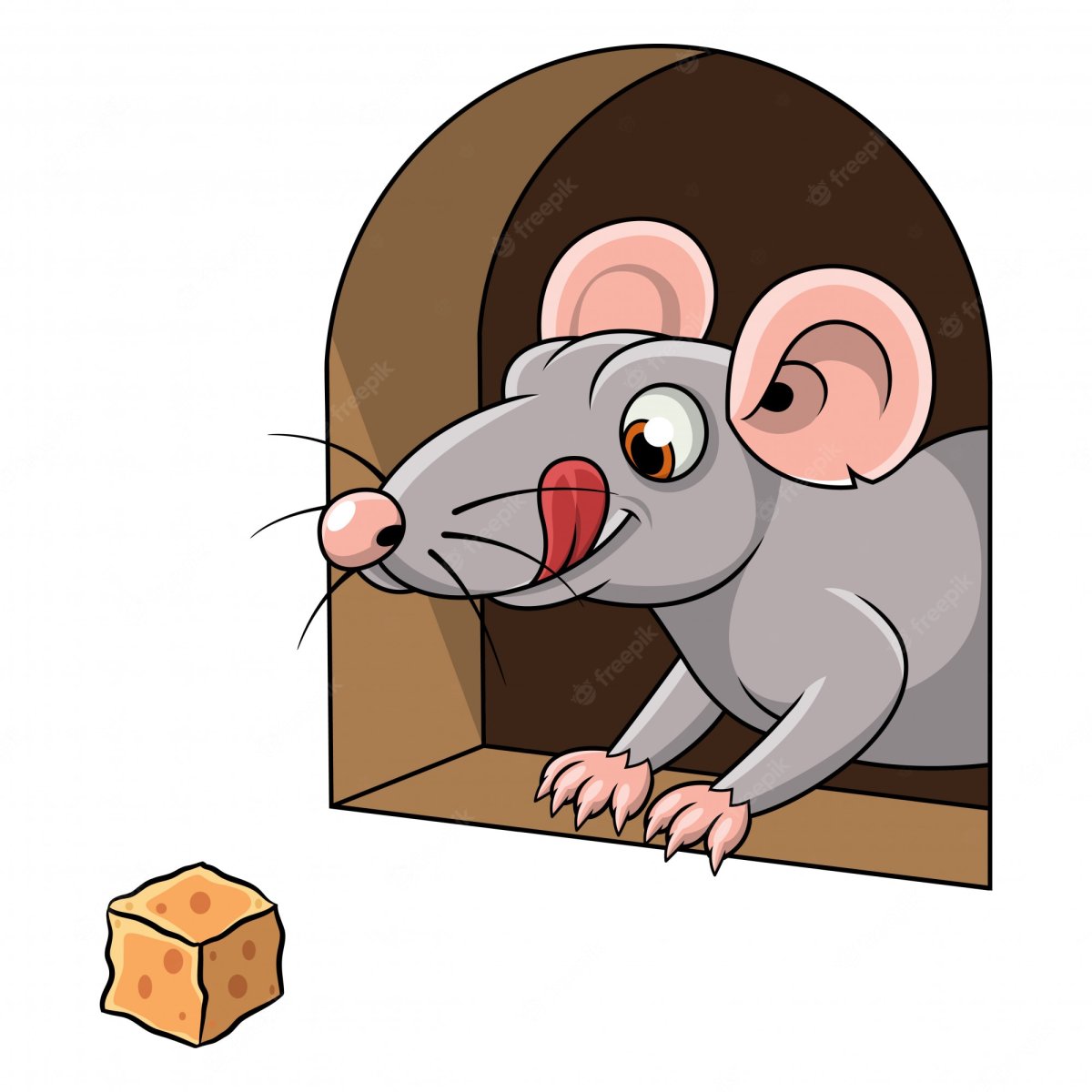 Мышка в норке