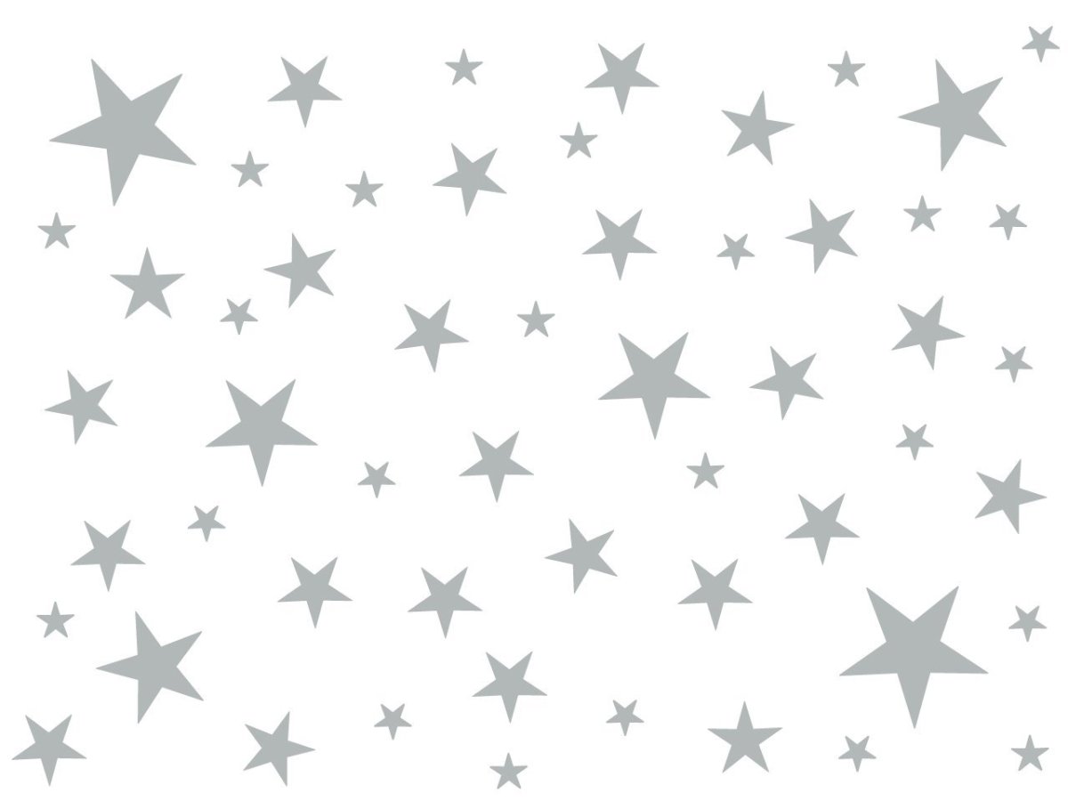 Звезды на белом фоне