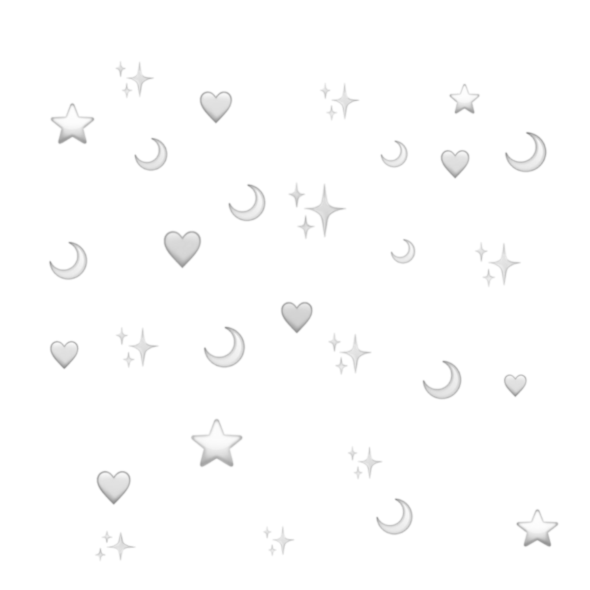 Сердечки звездочки