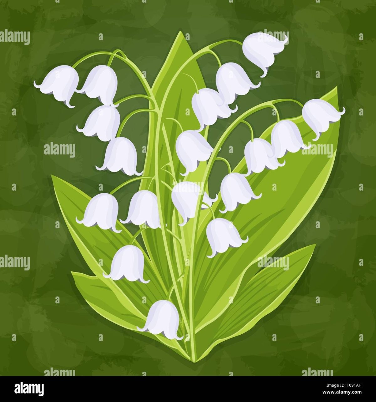 Ландыш мультяшное