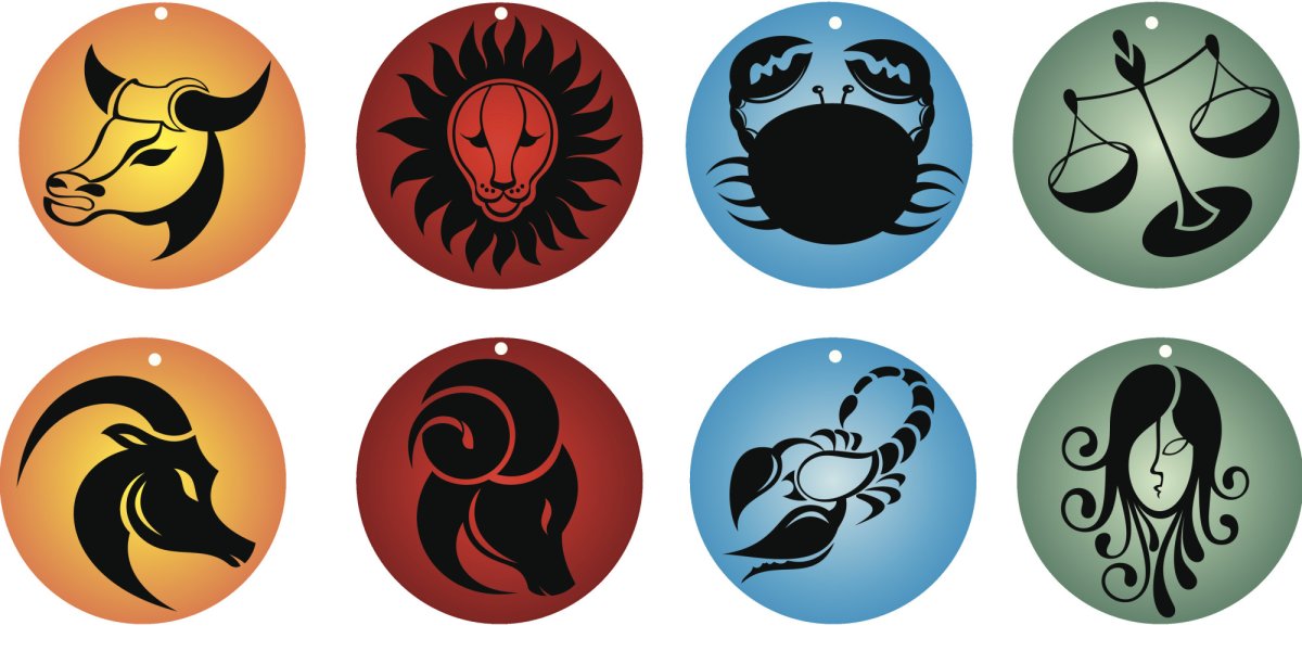 Значки знаков зодиака отдельно