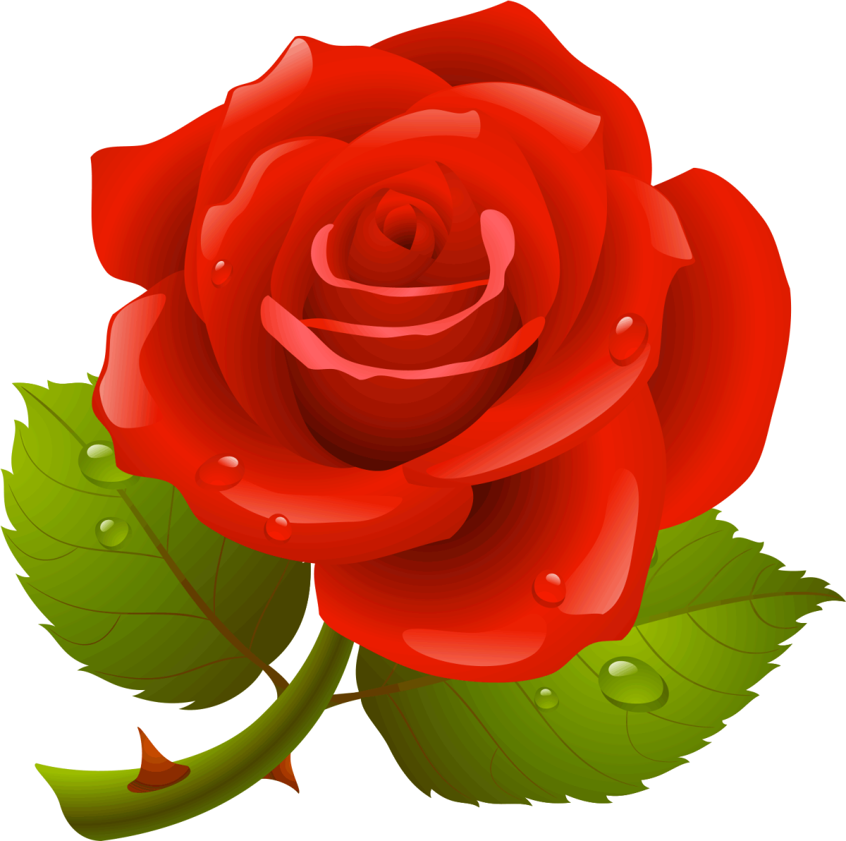 Розы мультяшные