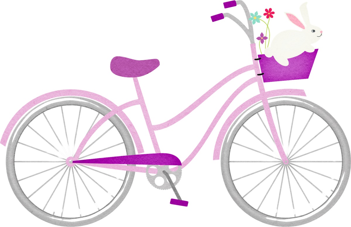 Детский велосипед на прозрачном фоне