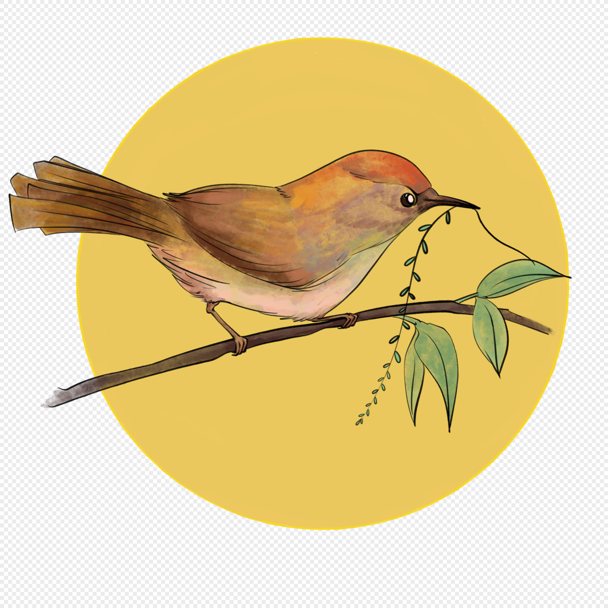 Соловей мультяшный