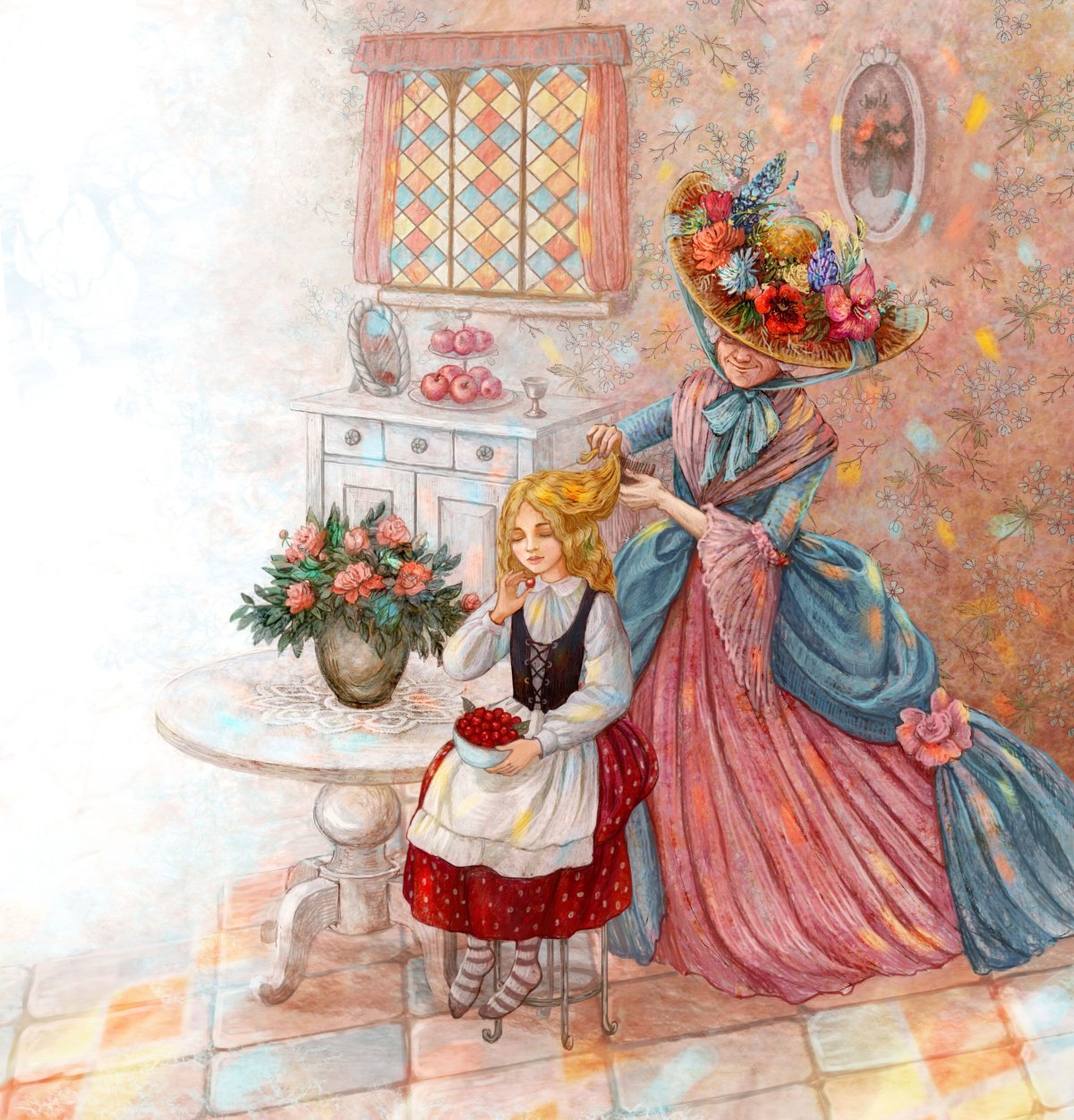 Ника Гольц иллюстрации к снежной Королеве