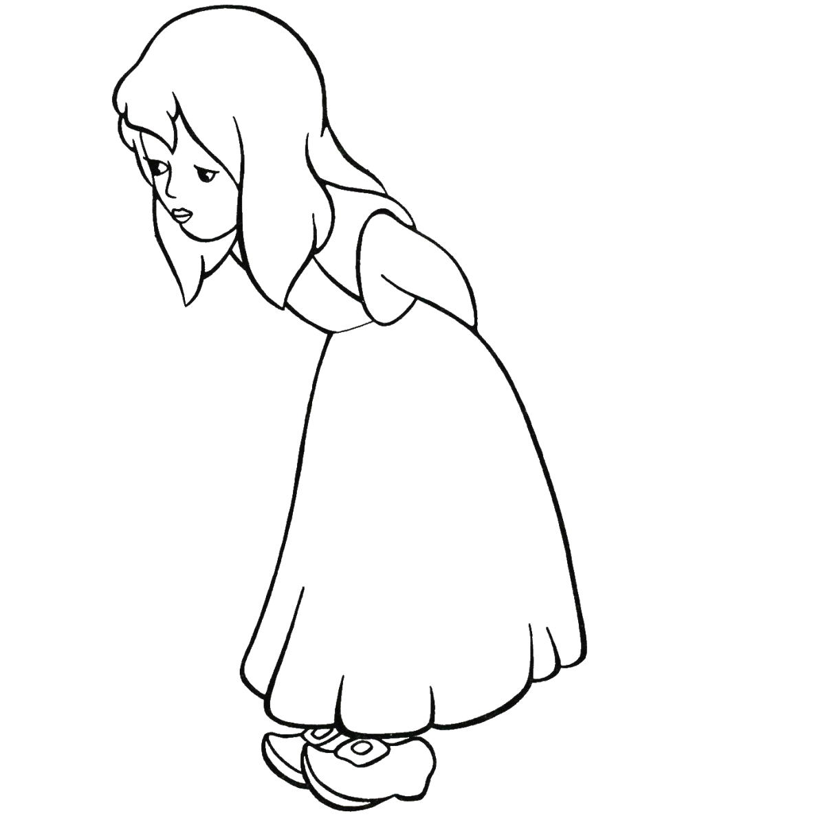 Герда раскраска Снежная Королева