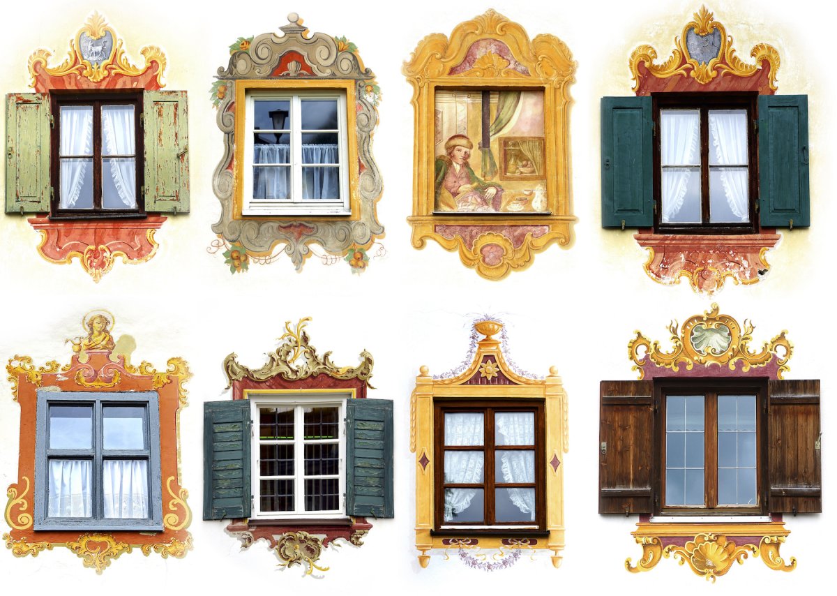 Окно вид с улицы