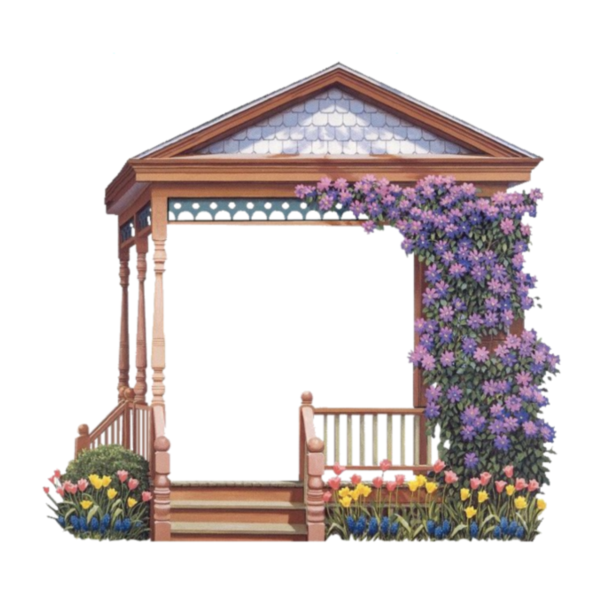 Красивый вид из окна