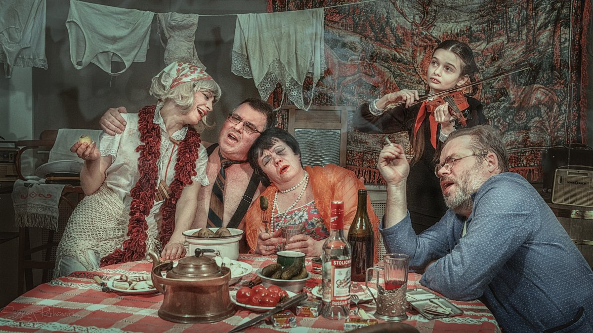 Застолье пьянка