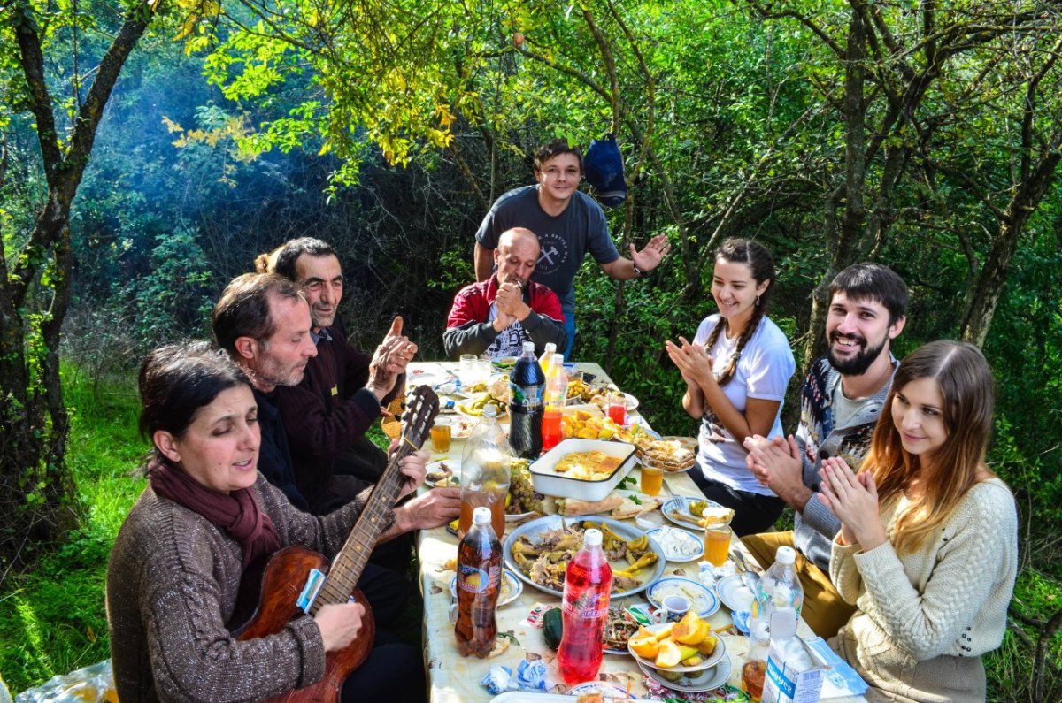 Застолье в Тбилиси