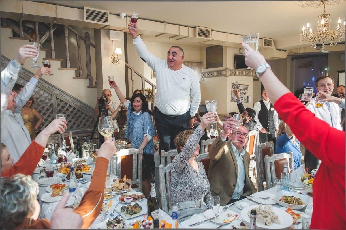 Мужское застолье