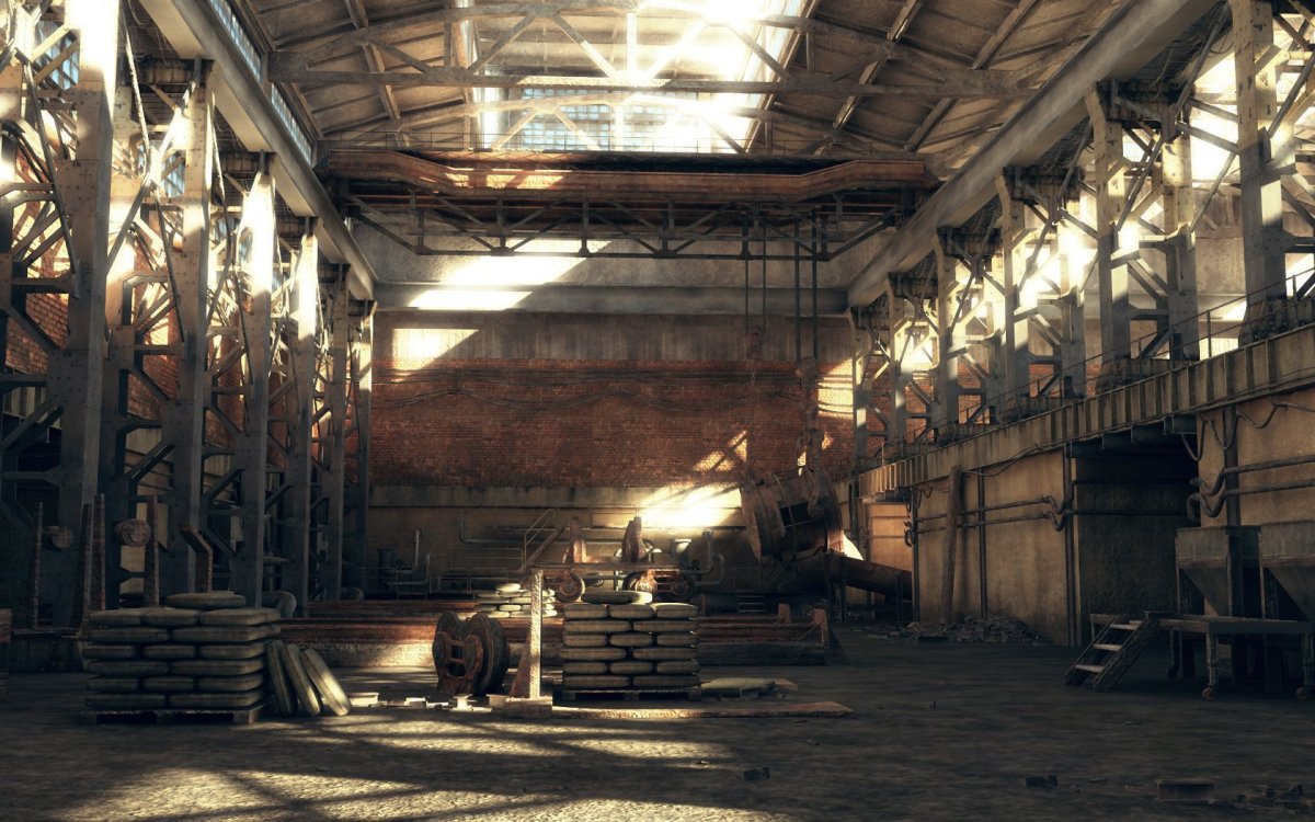 Завод внутри