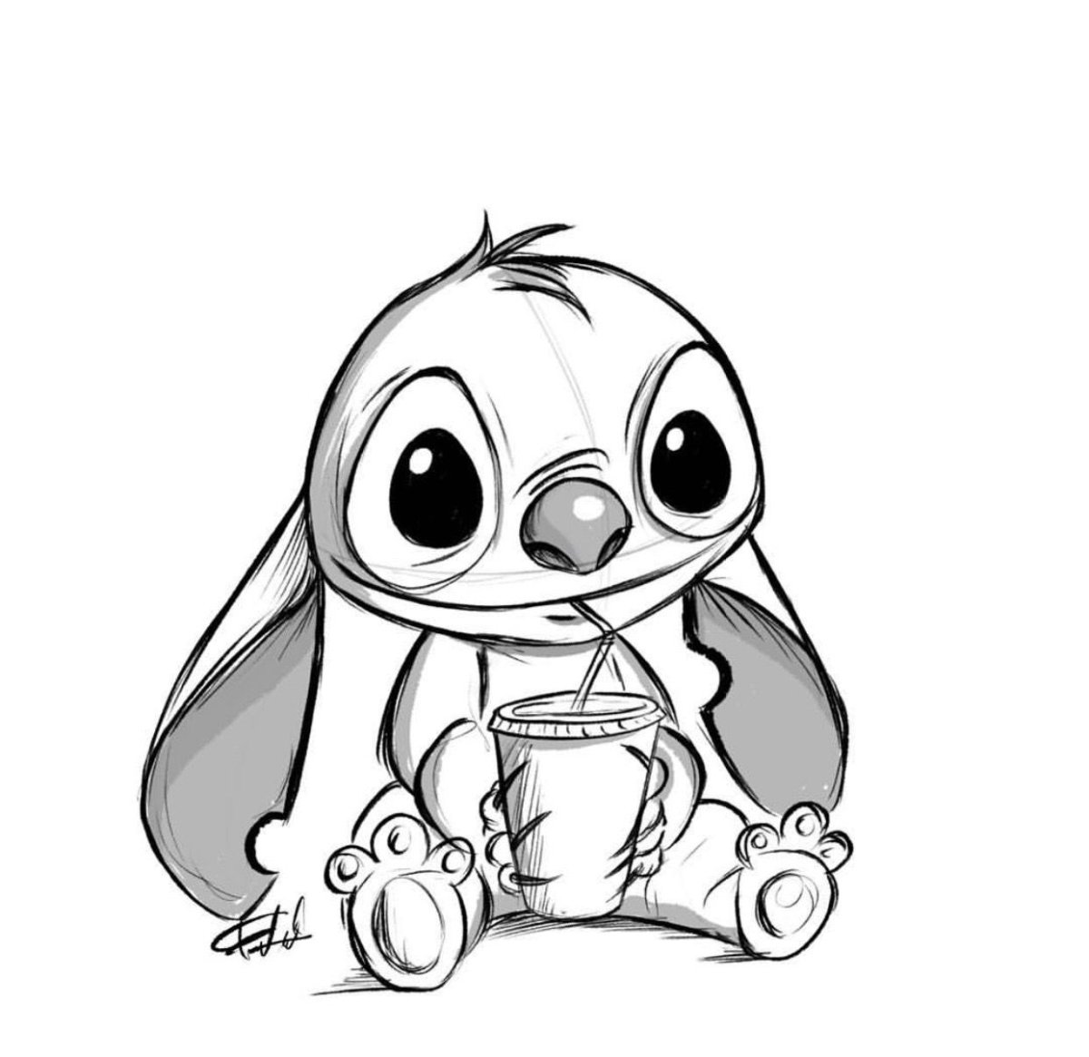 Стич для срисовки