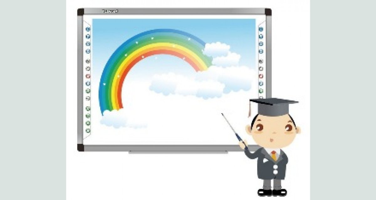 Изображение на интерактивной доске