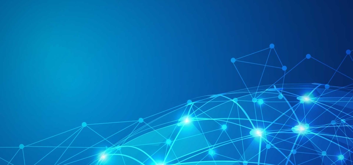 Синий фон технологии