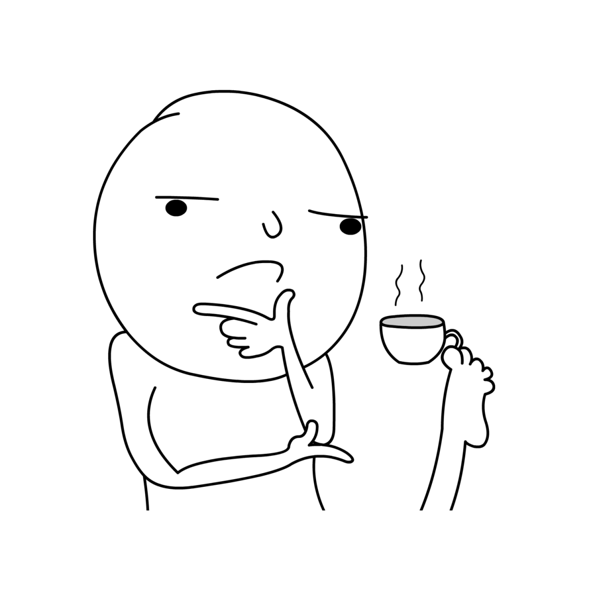 Задумчивый Мем