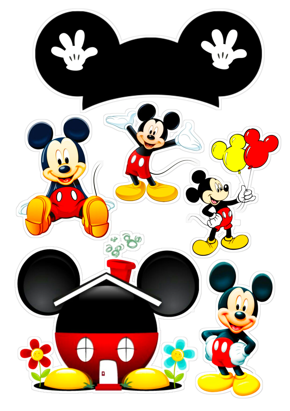 Микки Маус вафельная