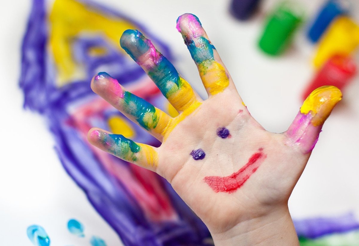 Разноцветные пальчики