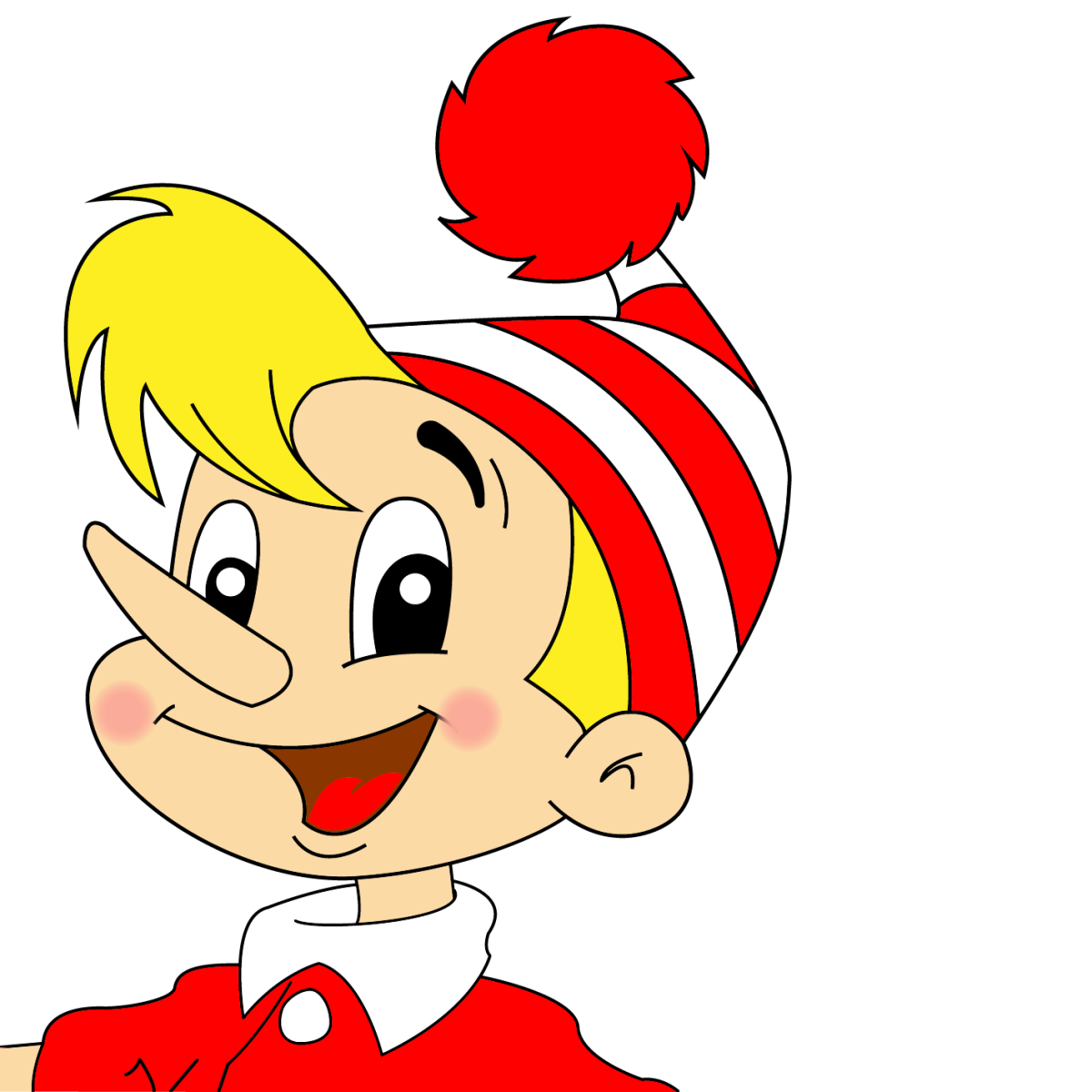 Буратино мультяшная