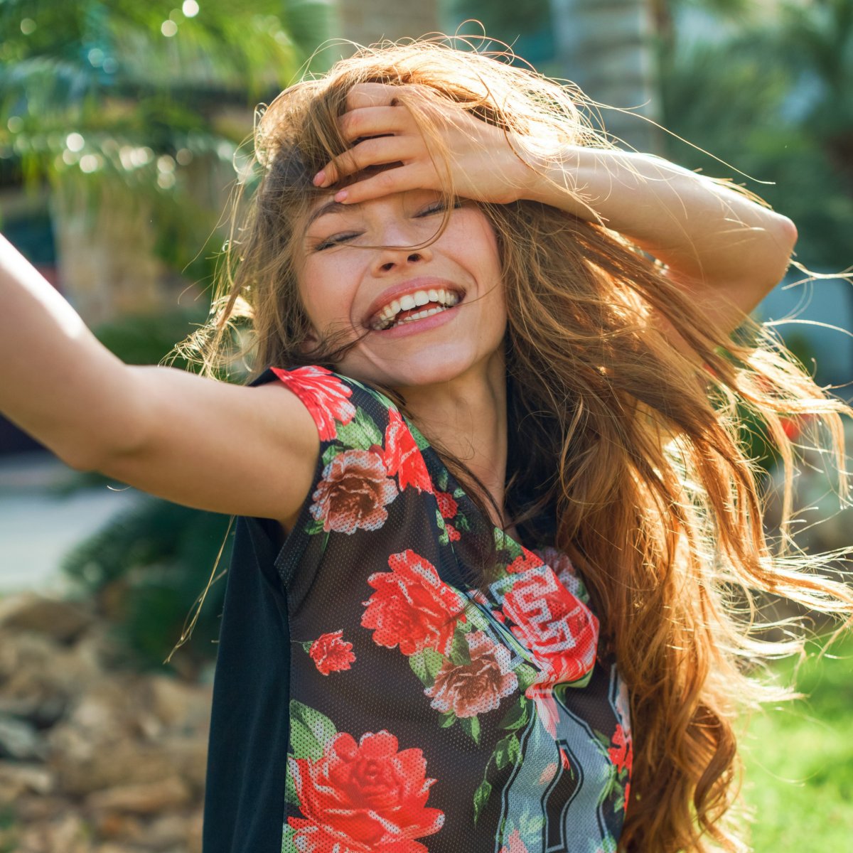 Счастливая девушка